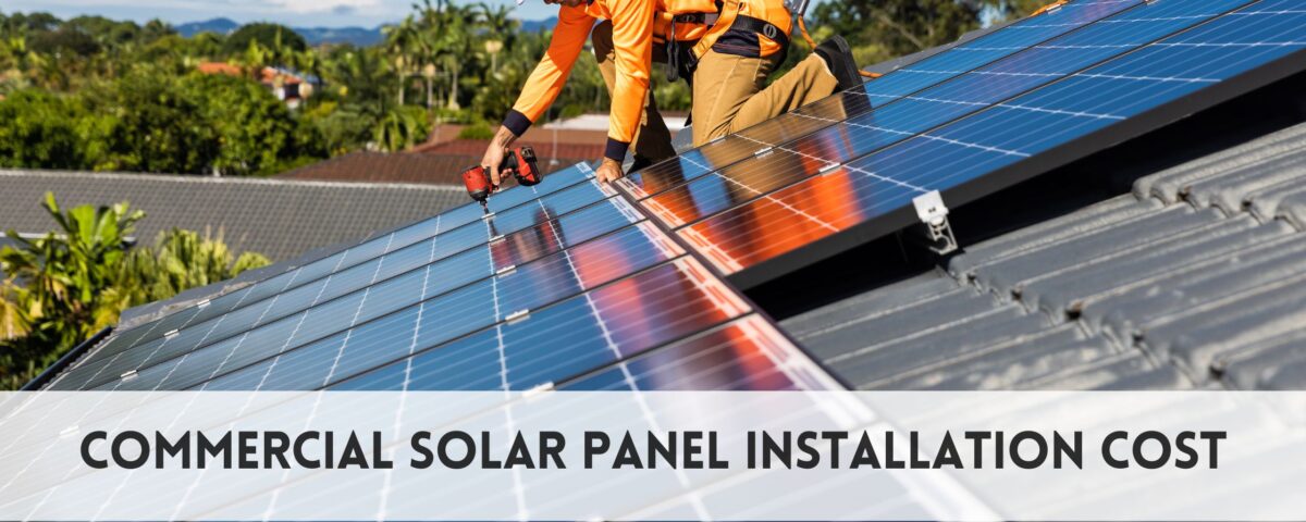 Commercial solar panel installation cost