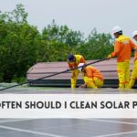 How often should I clean solar panels