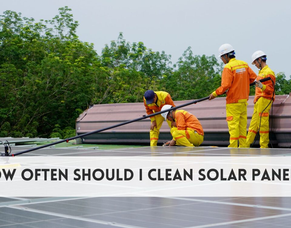 How often should I clean solar panels